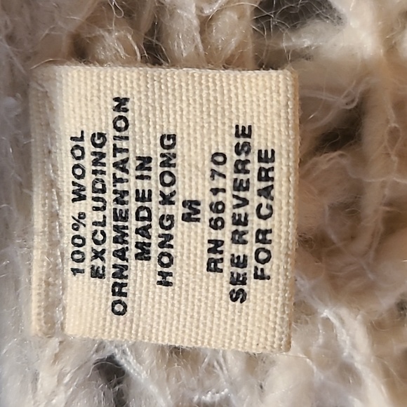 Sleeping on Snow Anthropologie Wool Cardigan Sweater Sz. M - Picture 3 of 10
